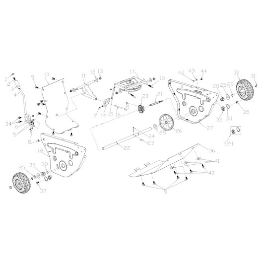 Привод колес Champion GS5080 после 2021г