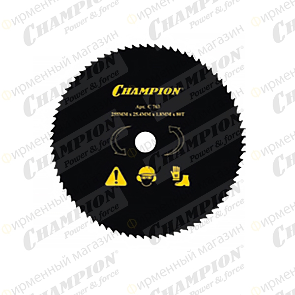 Нож Champion с остроугольными зубцами 80/230/25,4