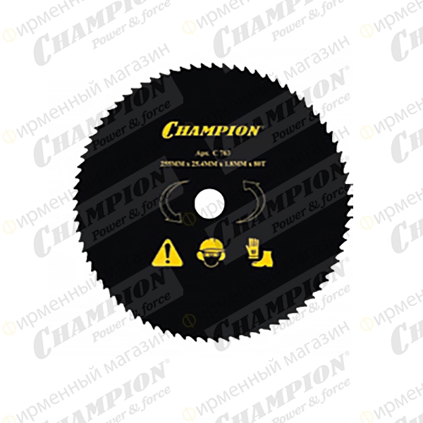 Нож Champion с остроугольными зубцами 80/255/25,4