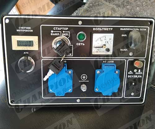 Панель GG7000E+ ATS со счетчиком моточасов