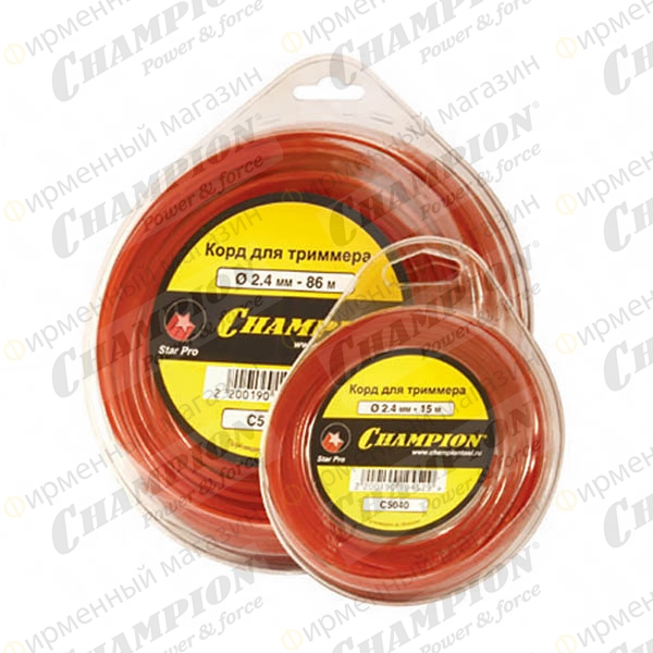 Корд триммерный Champion Star Pro 3.0мм *10м (звезда)