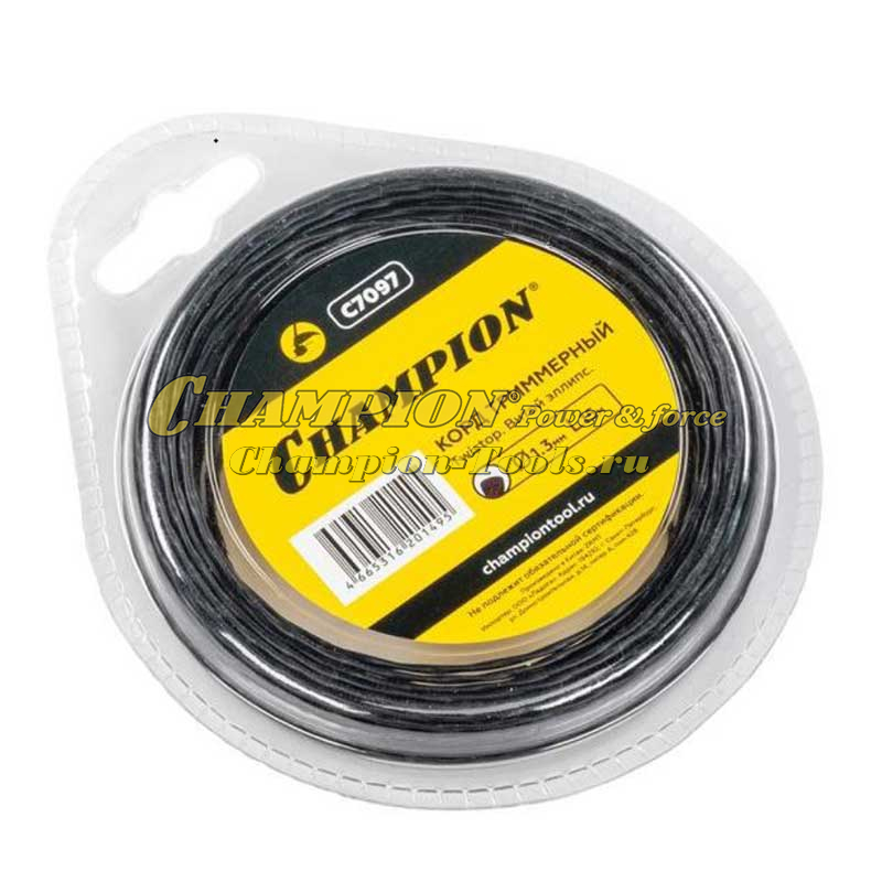 Леска для триммера Champion Ellipse Twist 2,00мм x 15м