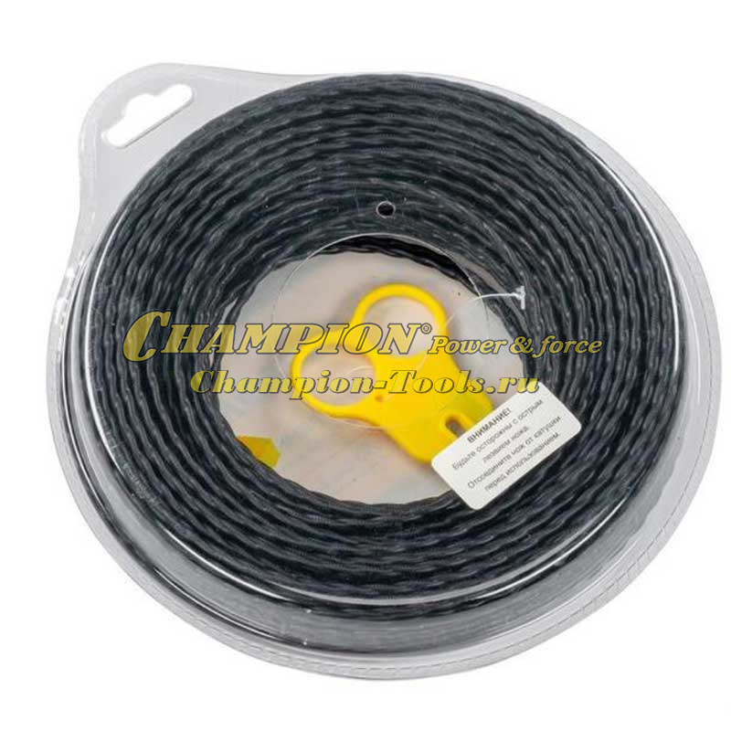 Леска для триммера Champion Ellipse Twist 2,4мм x 12м